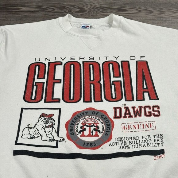 Vintage 90’s University Of Georgia Russell Crewneck - Picture 2 of 8
